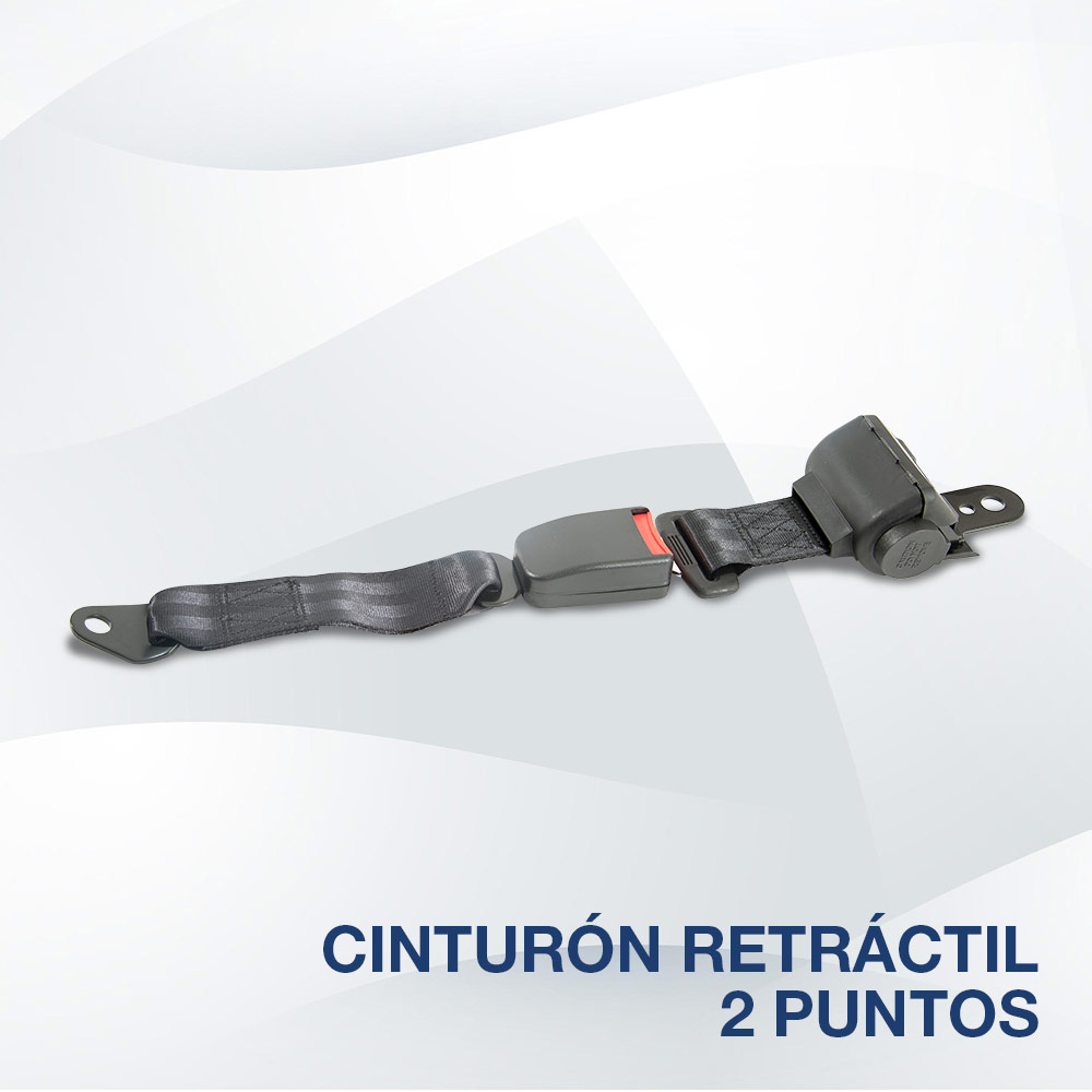 Cinturón retráctil 2 puntos