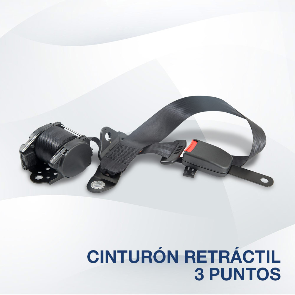 Cinturón retráctil 3 puntos