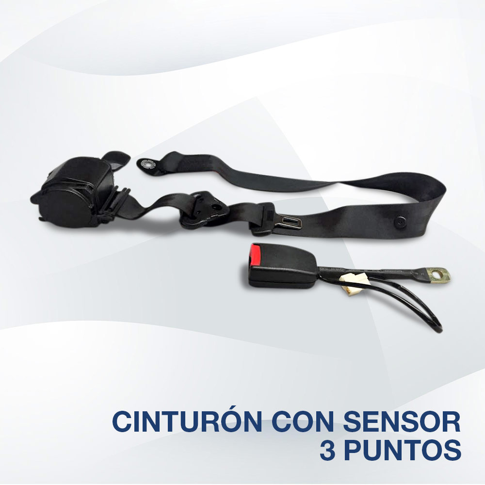 Cinturón con sensor 3 puntos